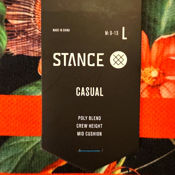 NWT Stance Crew Socks - Size Large - Picture 6 of 7